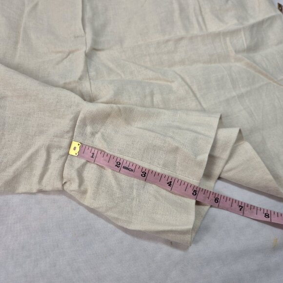 J.Crew Women's Shorts Size 14 Beige Linen Blend  (55) - Picture 10 of 11